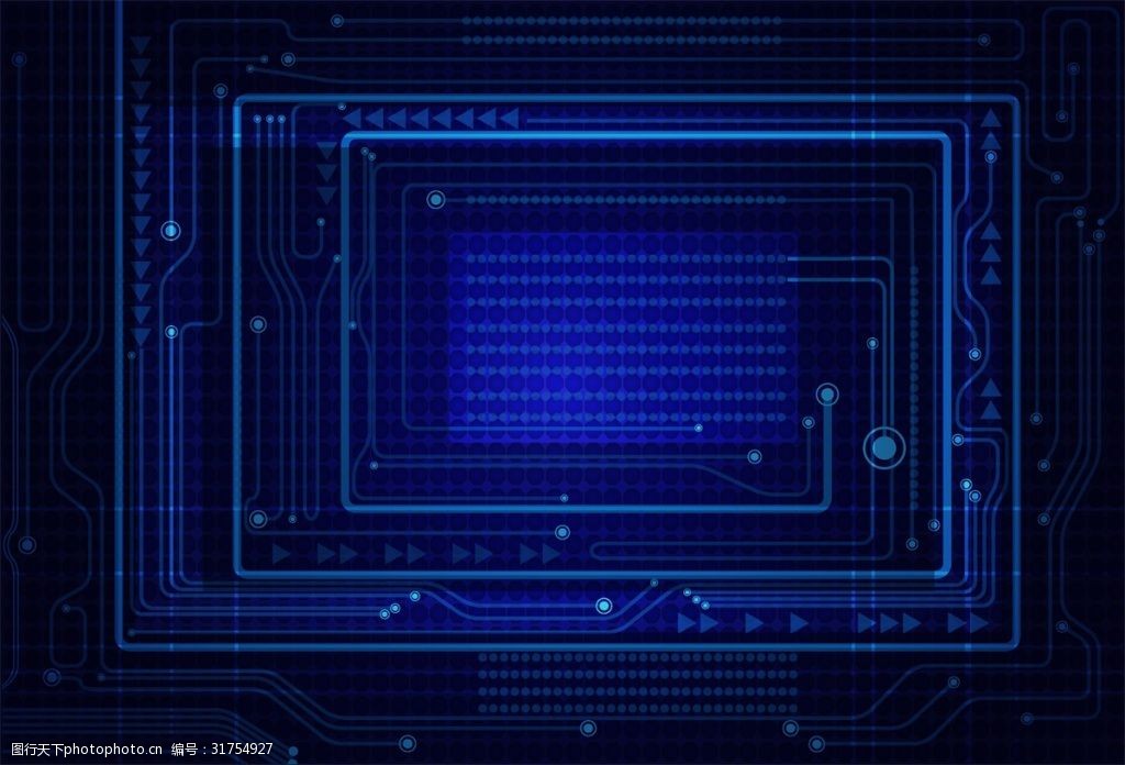 电子科技电路板矢量素材