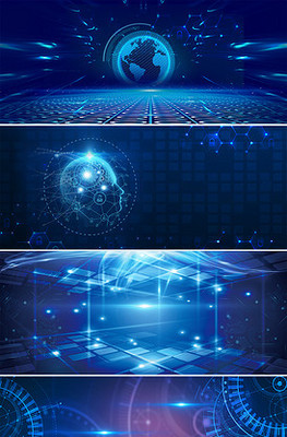 科技之光 电子技术在现代Banner设计中的创新应用与视觉魅力